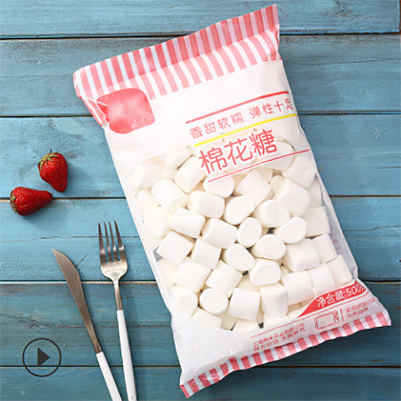 岭味白色大棉花糖500g