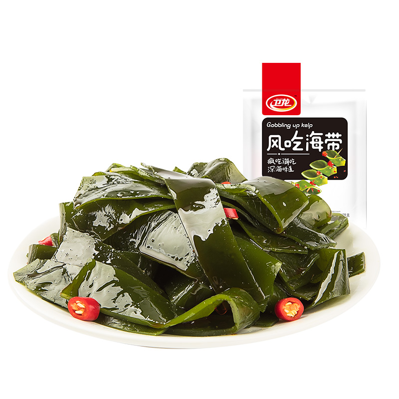 卫龙辣条风吃海带 20小包 香辣好吃 开袋即食高清大图