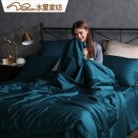 水星家纺100%桑蚕丝夏凉薄被