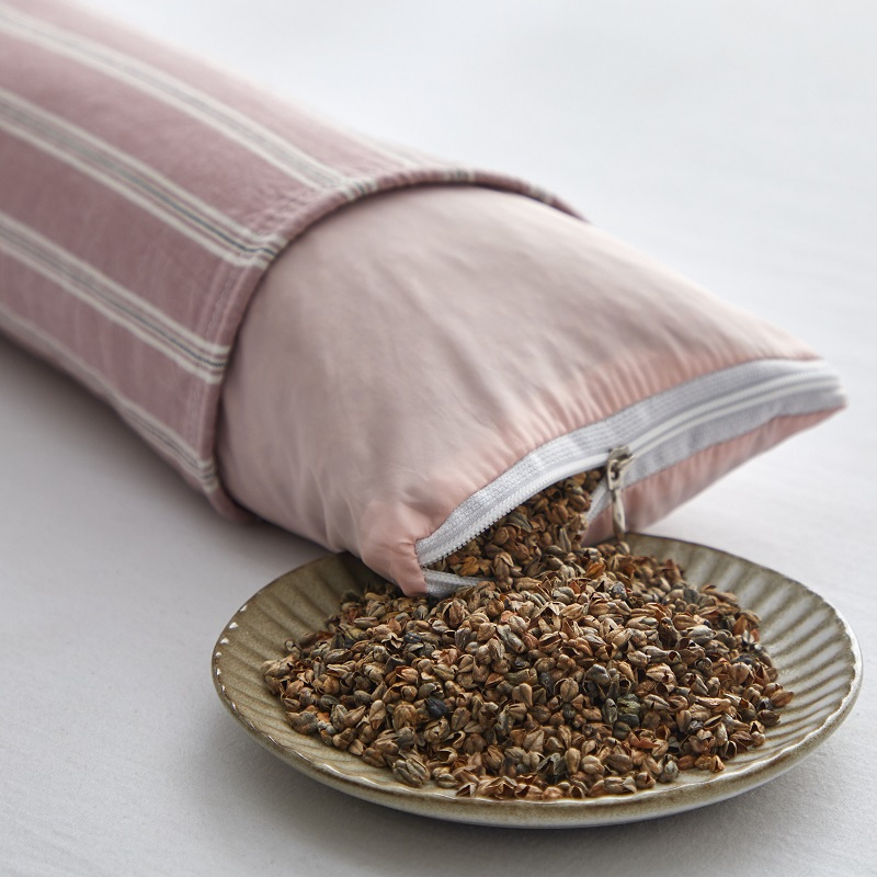 颈椎枕荞麦决明子枕头颈枕圆柱修复专用护颈枕圆形糖果枕单人圆枕