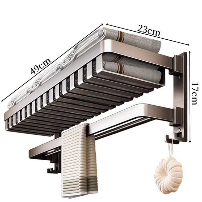 豫龙都 浴室置物架49cm个