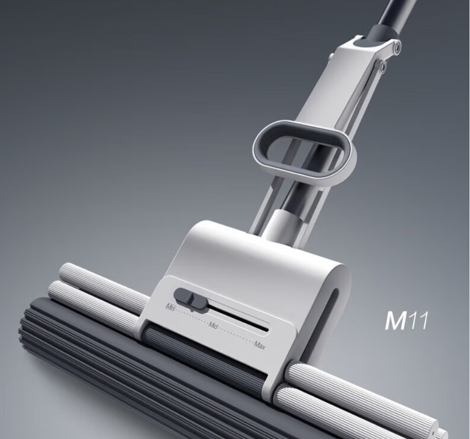 大卫国产旋转强力拖把塑料材质客厅清洁神器高效去污设计