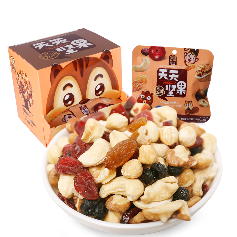 臻味567g天天坚果鼠来宝(189g*3盒)