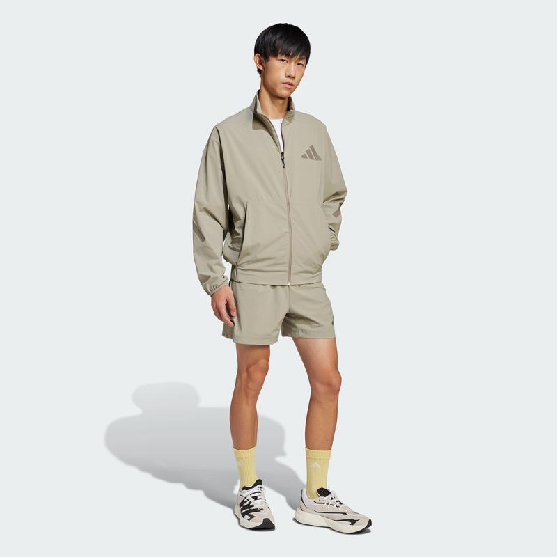 阿迪达斯(adidas)阿迪达斯男款运动夹克防风透气保暖轻便训练外套高清大图