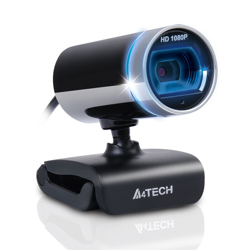 双飞燕(A4TECH)PK-910H 1080P全高清网络课程远程直播教育摄像头 高亮黑