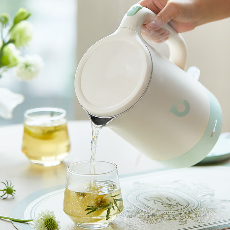 小熊(Bear)1.7L 电水壶热水壶电热水壶烧304不锈钢 双层防烫开水壶ZDH-R17B3高清大图