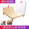 实木床1.5米床架双人床经济型现代简约1.8出租房简易单人床1.2m全