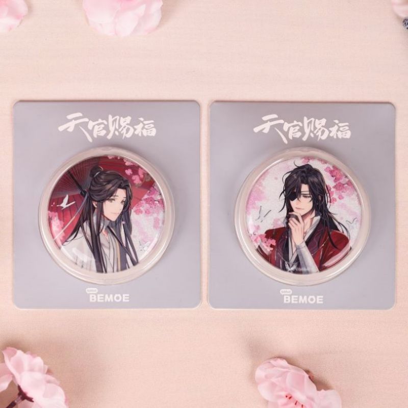 光栅收藏卡 [正版]BEMOE《天官赐福》动画 繁花倾心光栅收藏卡收藏色纸马口铁徽章高清大图