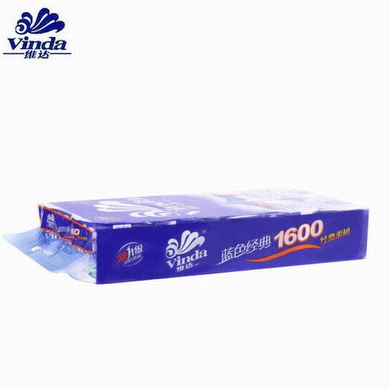 LTSM 维达 卷纸空芯卫生纸厕纸3层160g*10卷蓝色经典V4068 (10卷/提)