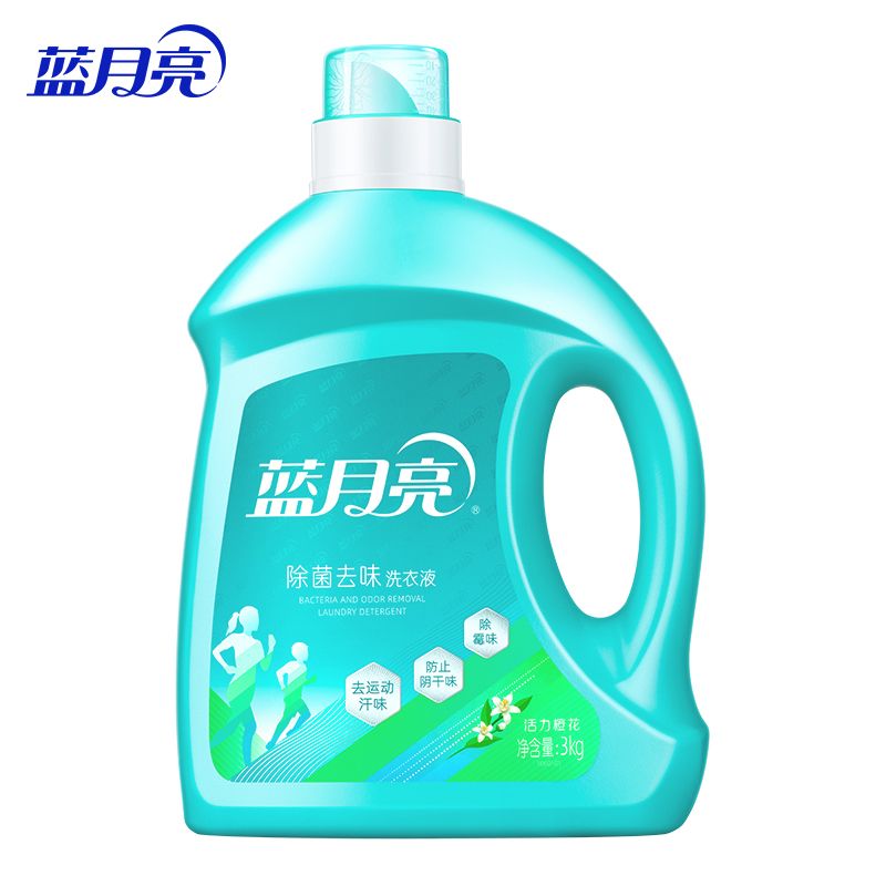 蓝月亮 活力橙花3kg除菌去味洗衣液 (计价单位:瓶)高清大图