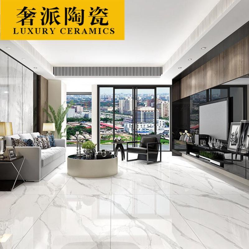 客厅750x1500地砖墙砖大板地板砖通体大理石地板砖电视背景墙751501