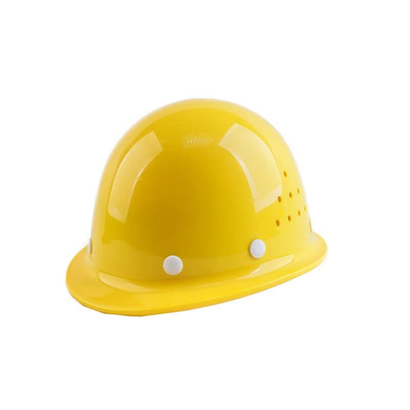 诺瑞斯安 安全帽 新国标防砸抗冲击工地建筑工程施工 玻钢透气款N15 5个起订图片