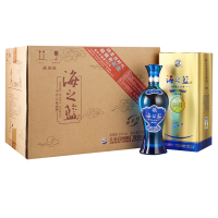 洋河(YangHe) 蓝色经典 海之蓝 52度 520ml*6 整箱装 浓香型白酒 口感绵柔