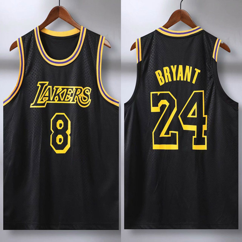 科比球衣纪念版篮球服背心8号24号复古球衣比赛服曼巴精神c7