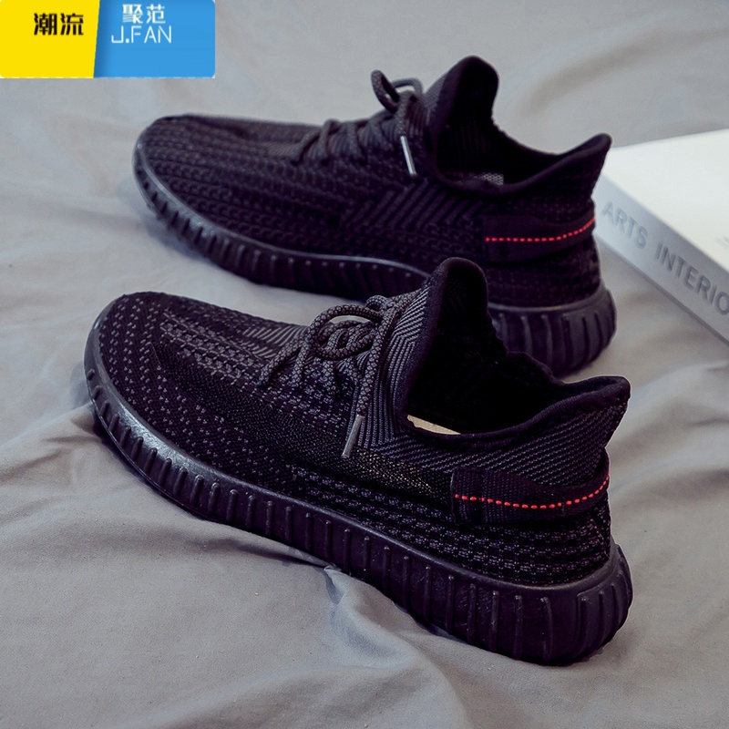 聚范2024夏季新款男款网面网鞋帆布潮鞋百搭休闲潮流男鞋运动板鞋布鞋高清大图