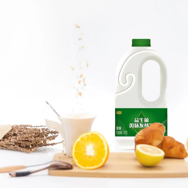 君乐宝 益生菌风味发酵乳原味大桶低温冷藏酸奶酸牛奶1080g*2桶