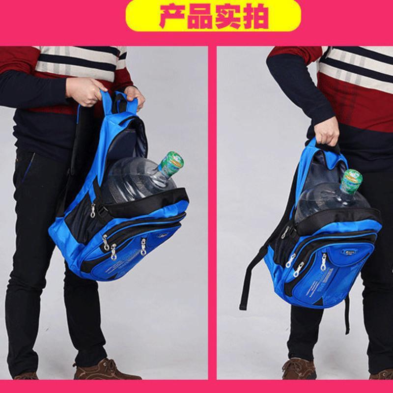 .小学生小书包三层轻便五年级背包质量好的4-5-6年级专用幼儿耐磨 小号蓝+黑(1-3年级)