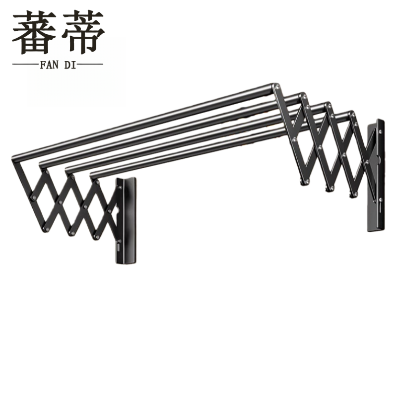 蕃蒂 伸缩晾衣架四杆80CM 个