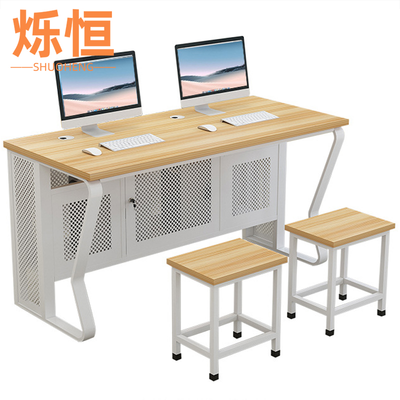 烁恒办公桌双人位套高清大图