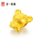 金一国囍足金3D硬金福气鼠吊坠路路通男女通用(定价)ACD057