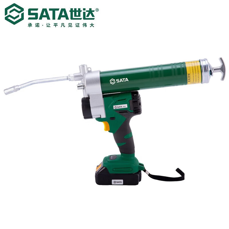 世达(SATA)18V专业级锂电无刷电动个黄油枪组套51021(一电一充)高清大图