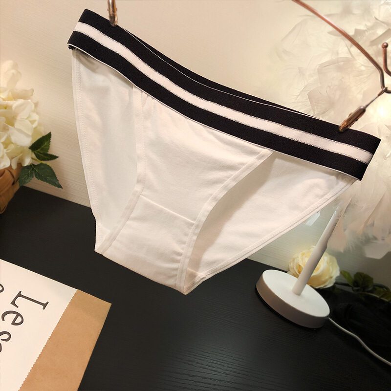 波迷娜(bomina)春夏季柔软舒适无痕小女生穿的内裤款无痕时尚性感条纹