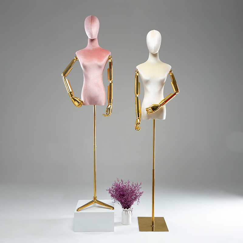 艺可恩服装店模特道具女半身女装橱窗人台衣服婚纱假人体模特展示架