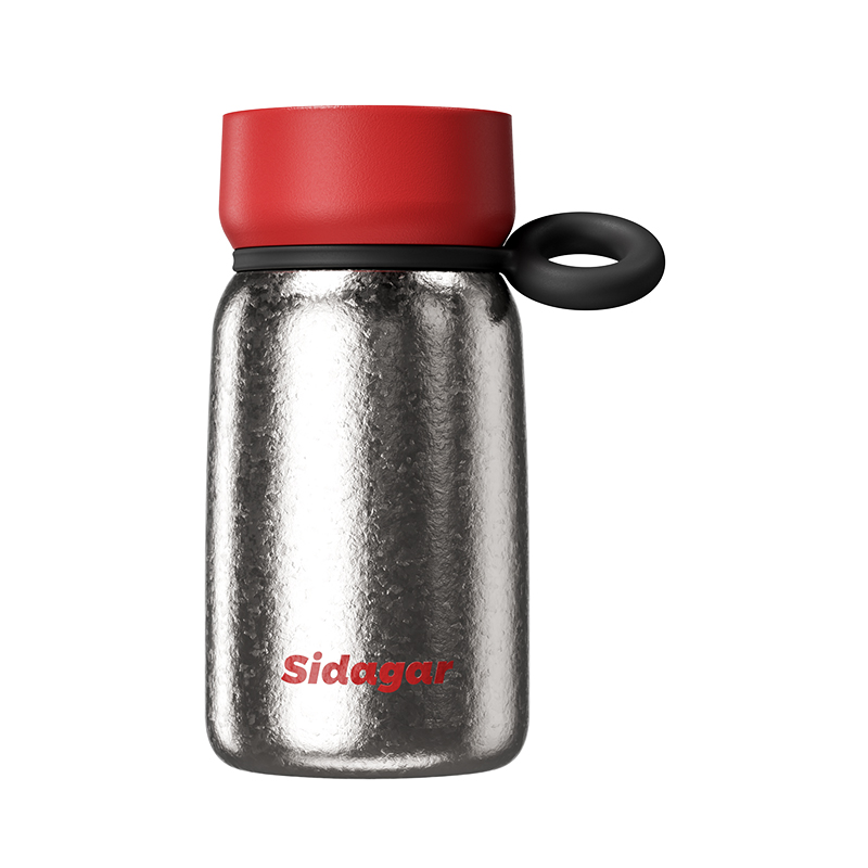 世大家 西兰花随享钛杯350ml银耀红荔(红)高清大图