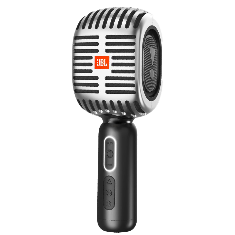 JBL音乐唱将KMC600无线麦克风蓝牙话筒音响一体麦克风全民/K歌 儿童K歌宝话筒家庭ktv太空银高清大图