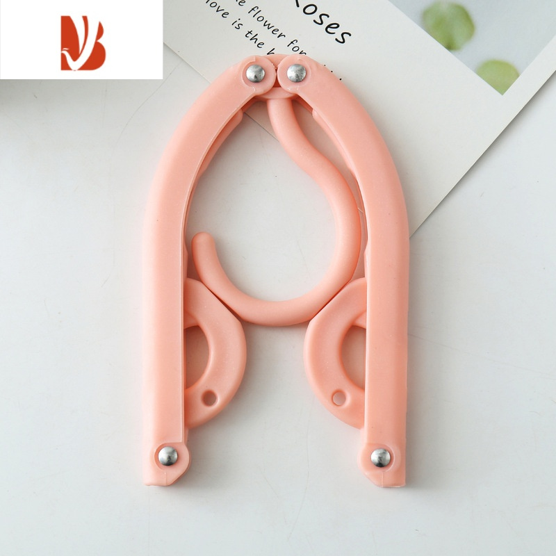 三维工匠旅行折叠衣架常备晾衣架便携旅游出行多用途小巧晾晒衣架带袜夹子