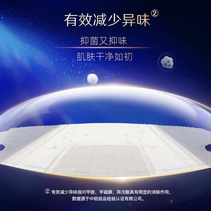 苏菲 超熟睡清新抑菌卫生巾 柔棉夜用卫生巾 420mm*12片高清大图