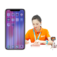 [极客修]苹果 iPhoneXS 外屏碎裂更换LCD屏(屏幕触摸显示正常)手机维修屏幕总成维修服务
