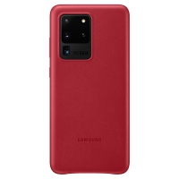 三星(SAMSUNG)S20Ultra 5G原装真皮保护套 S20+ 5G皮质保护壳 手机壳 手机套 防摔后壳