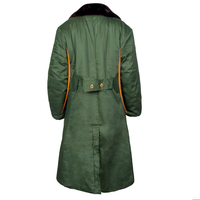 盾守军大衣冬季防寒保暖劳保工作棉袄纯棉军大衣