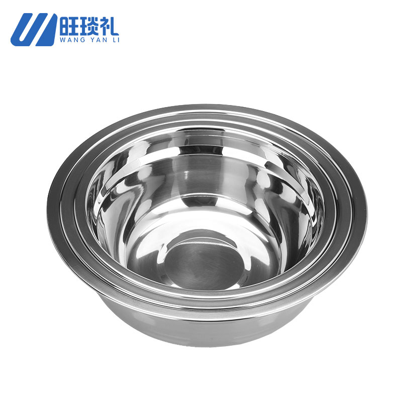 旺琰礼不锈钢盆400*400*100mm/个高清大图
