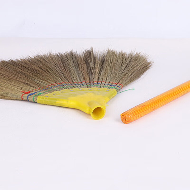 海亚森 M4012 MAX 木柄芒草白净苗植物编织扫帚(计价单位:把)黄色高清大图