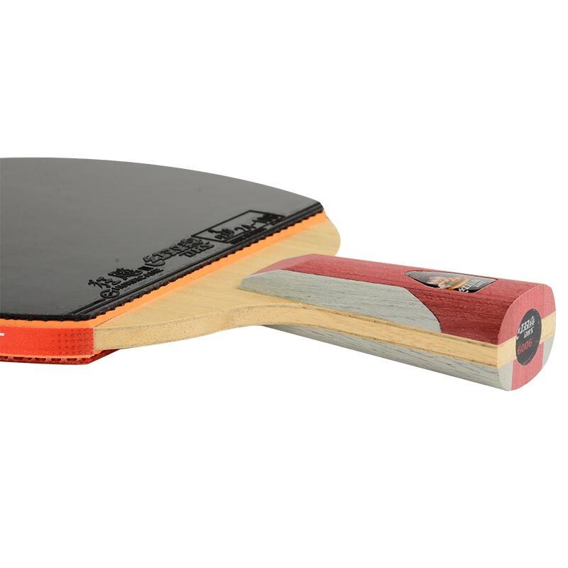 红双喜 t6006/6星乒乓球拍直拍 (单位:支)