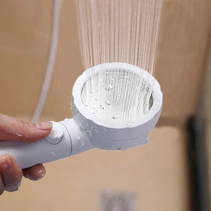 带开关三档调节m56节水增压喷头日式超强花洒头带开关手持洗澡莲蓬头