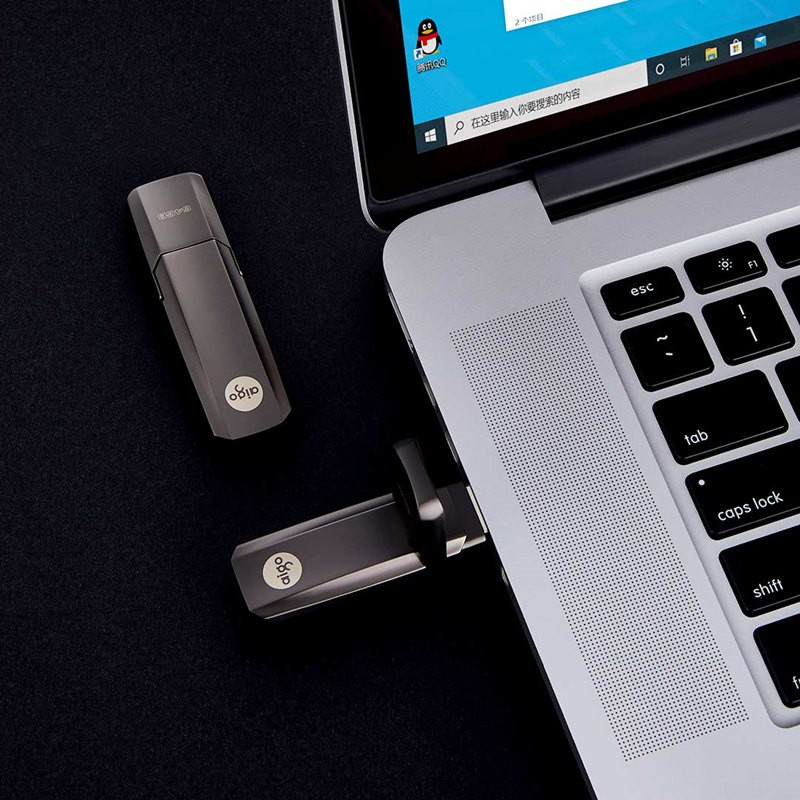 爱国者(aigo)U391超极固态金属u盘 512GB 车载优盘手机电脑两用高速正品创意定制移动固态u盘