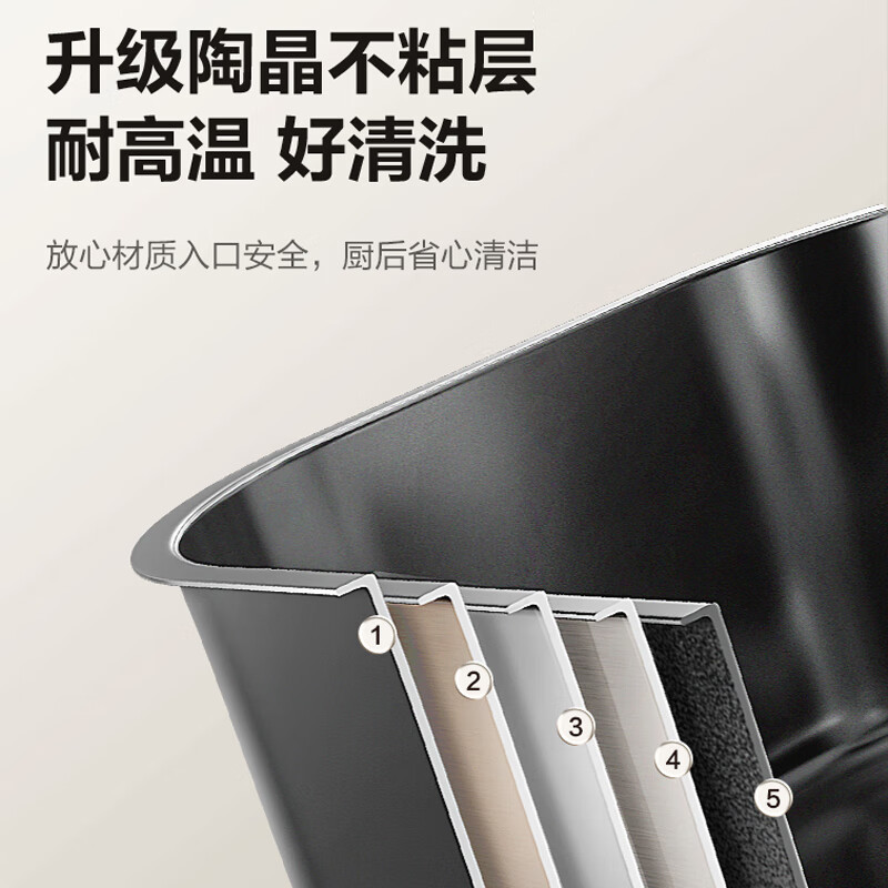 苏泊尔(SUPOR)空气炸锅7L家用多功能远红外双热源加热SD锁嫩炸烤箱一体易清洗空炸KD70YQ889高清大图