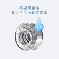 美的（Midea）3公斤kg家用迷你壁挂滚筒洗脱一体 内衣专用洗衣机 迪士尼定制款 极地白 MG30DSN