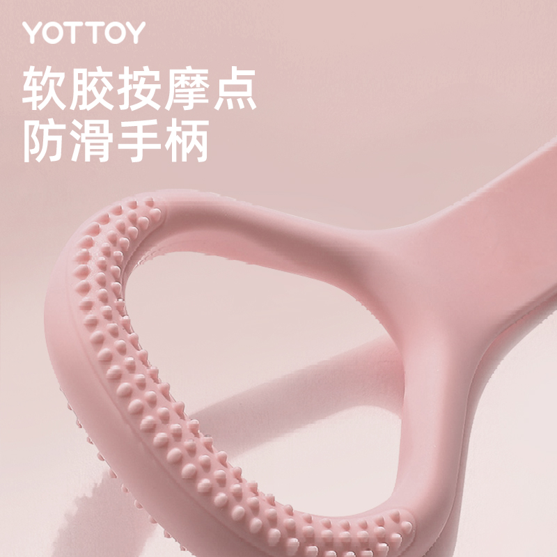 yottoy8字拉力器女开肩美背练背神器筋拉伸弹力带拉力绳健身器材高清大图