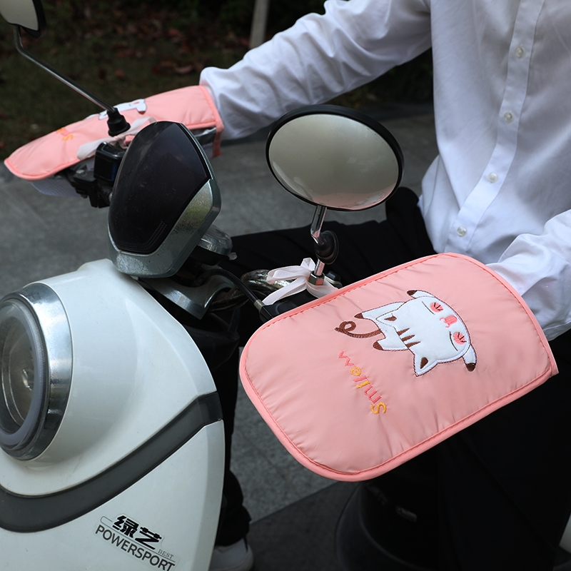 电动电瓶车防晒手套夏季电车摩托电车手把遮阳防水薄款车把套手罩