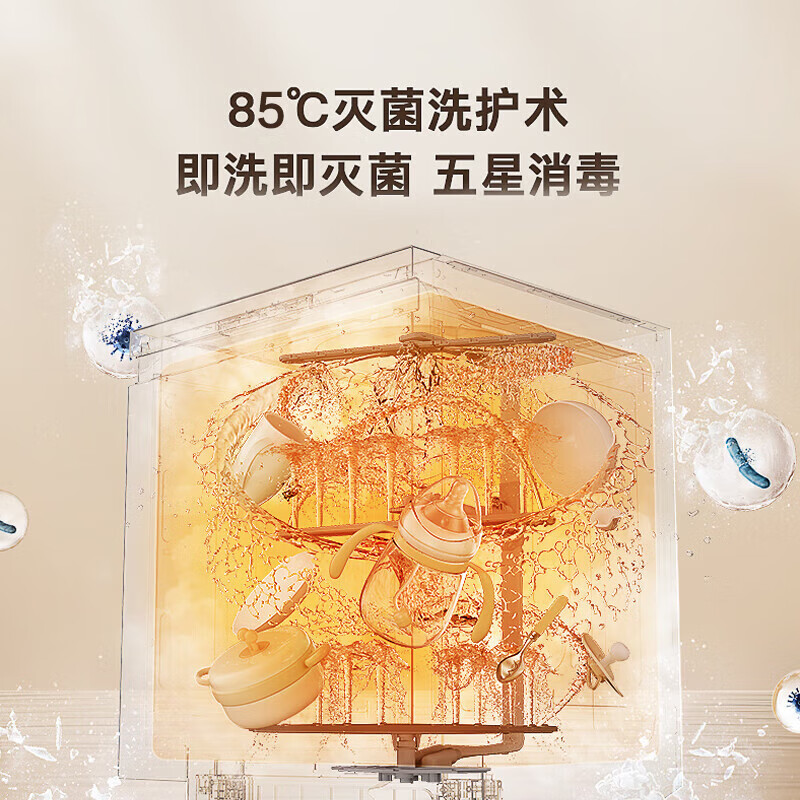 东芝(TOSHIBA)嵌入式洗碗机家用 五星消毒高温灭菌 分层洗涤 变频热风烘干 15套 白色大白梨洗碗机TH1 15套高清大图