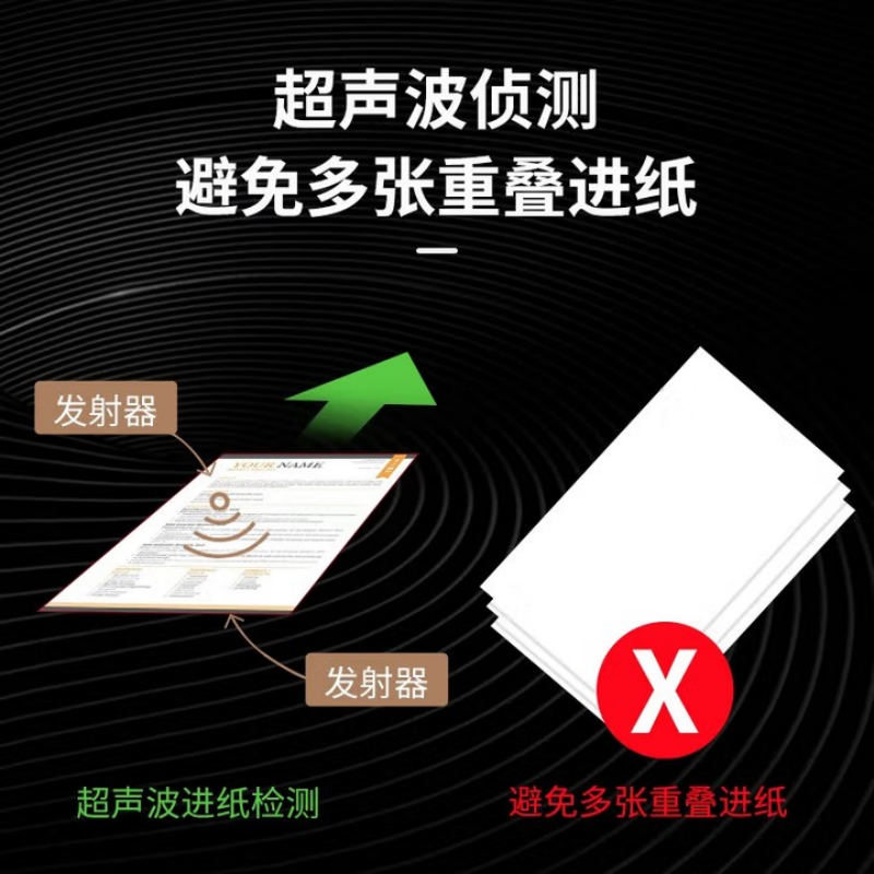 GS5600 高速扫描仪 A4双面高清彩色自动连续 办公文档合同馈纸式 支持银河麒麟国产系统