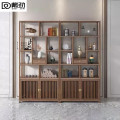 戴劲博古架多宝阁茶叶架子新中式客厅办公室隔断置物架 在水一方博古架