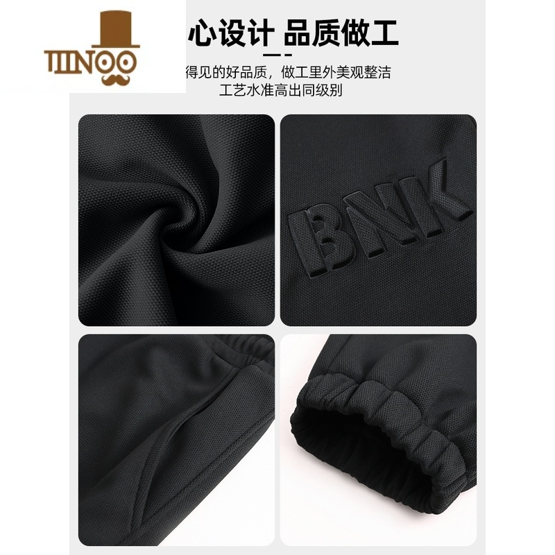 YANXU卫裤男士宽松美式潮牌束脚运动男生夏季休闲长裤子男款高清大图