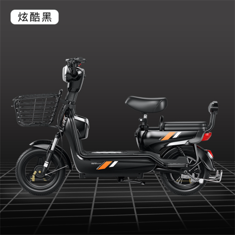 金嫂子典鸽小型电瓶车酷炫黑14a载能铅酸电池参数