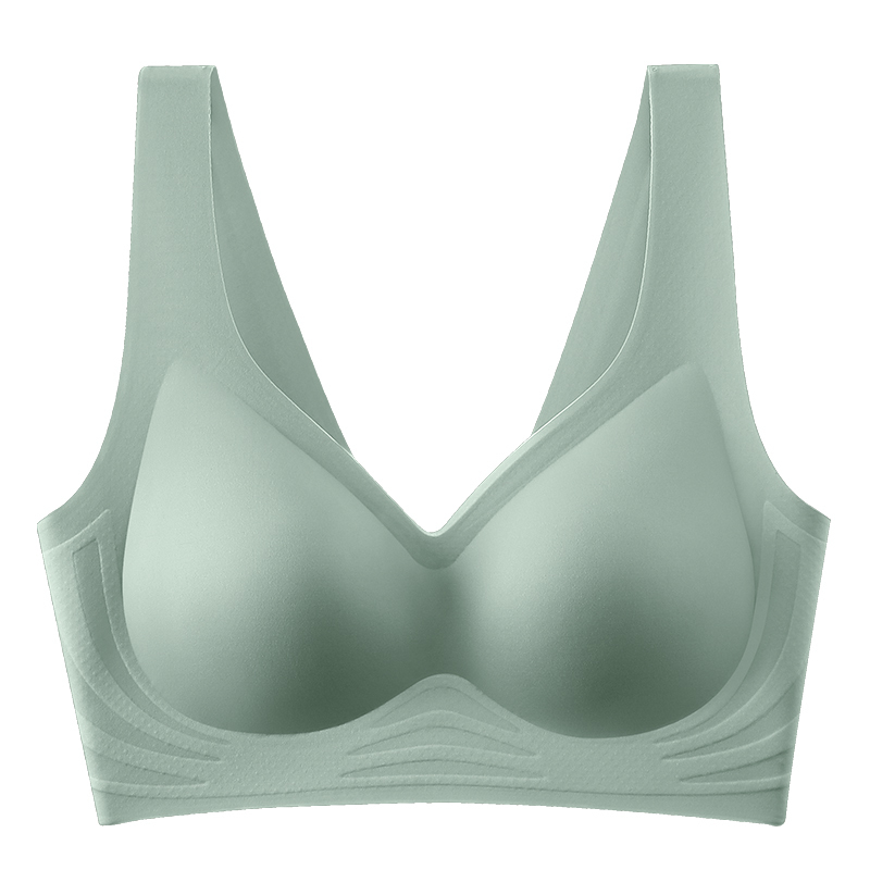 盛世尼曼内衣女小胸聚拢无钢圈运动收副乳防下垂乳胶文胸美背胸罩薄款胸罩