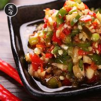 湘传八方 双色剁椒下饭菜辣椒酱260克湖南特色做法小辣椒红辣椒青辣椒非超辣非辣椒油调味料蒜蓉瓶装儿童开胃拌饭拌面